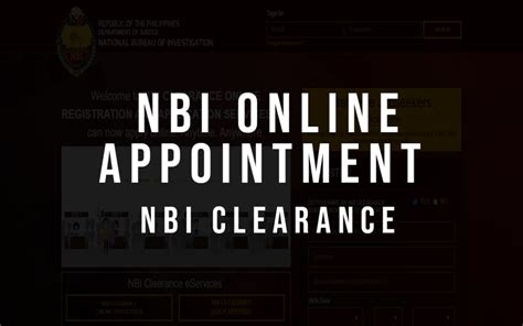 NBI Appointment .